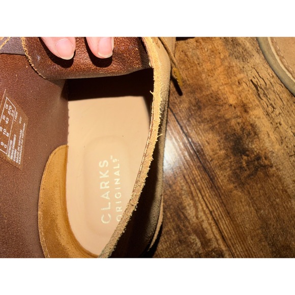 Clarks Originals Suede Desert Chukka Boots Mens 10 Brown‎ Boho Classic Business main image 4